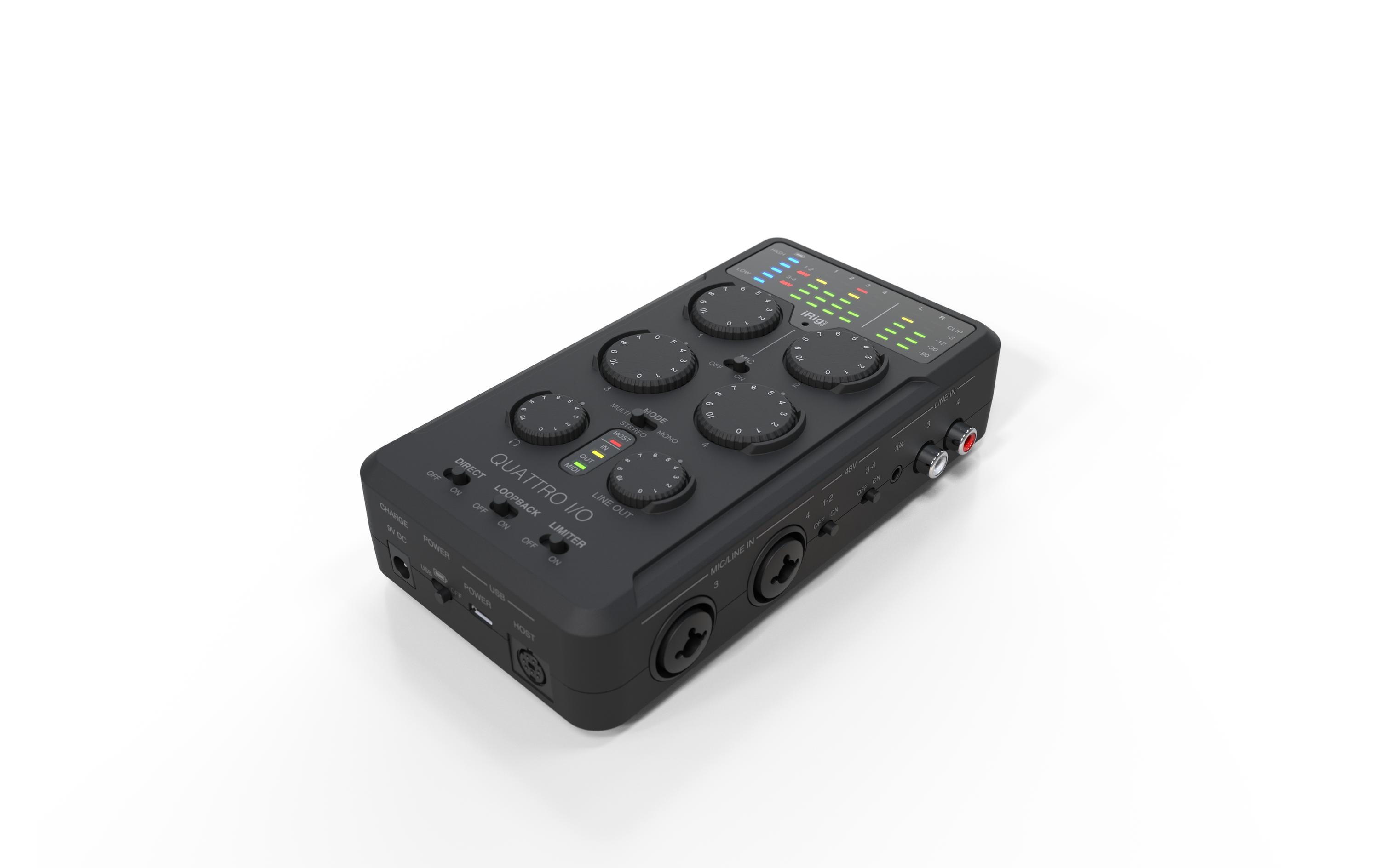 IK Multimedia Audio Interface IRig Pro Quattro I/O Deluxe