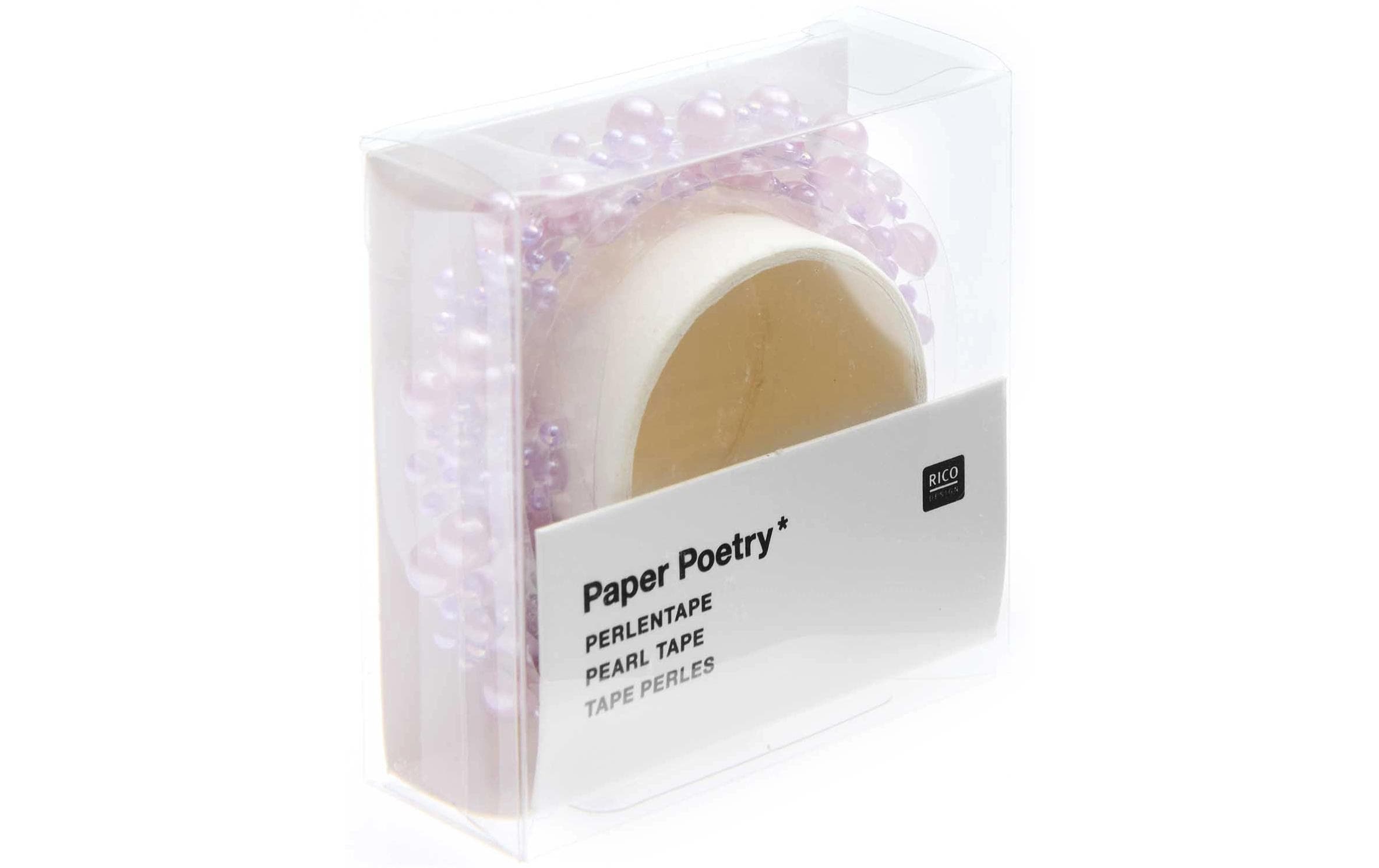 Rico Design Perlensticker Paper Poetry 50 cm, 1 Stück Rosa