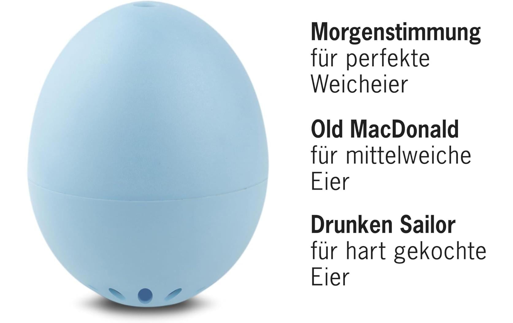 PiepEi Küchentimer Singende Eieruhr Classic, Hellblau