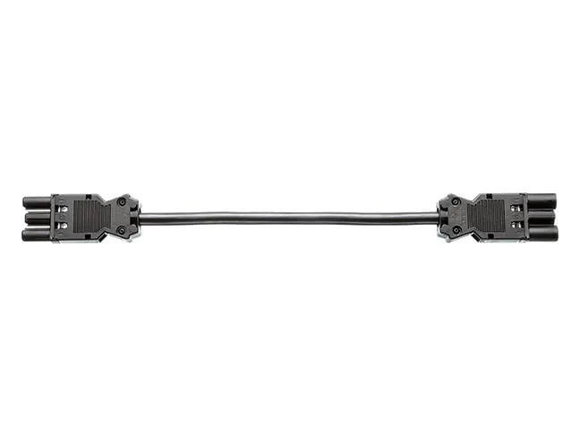 Bachmann Verlängerungskabel GST18i3 - GST18i3, 1 m, Schwarz Bachmann Verlängerungskabel GST18i3 - GST18i3, 1 m, Schwarz
