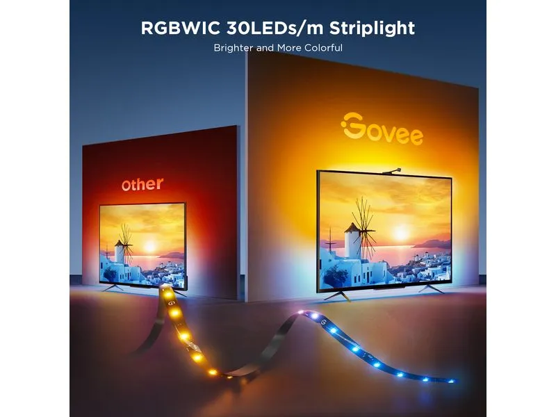 Govee Envisual TV Backlight 3S Netflix Version, RGBICW, 55-65