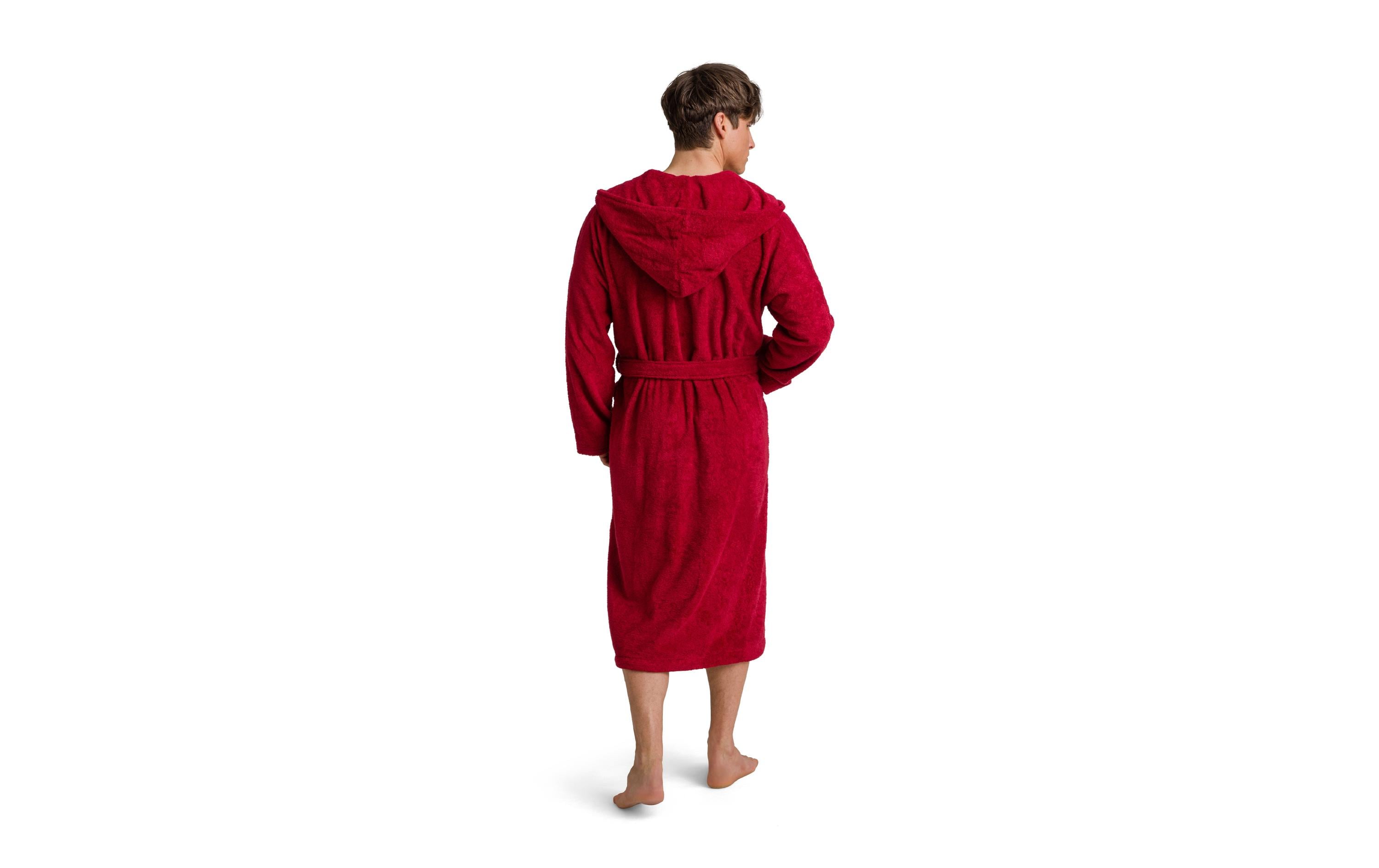 Möve Bademantel Superwuschel L, Rot