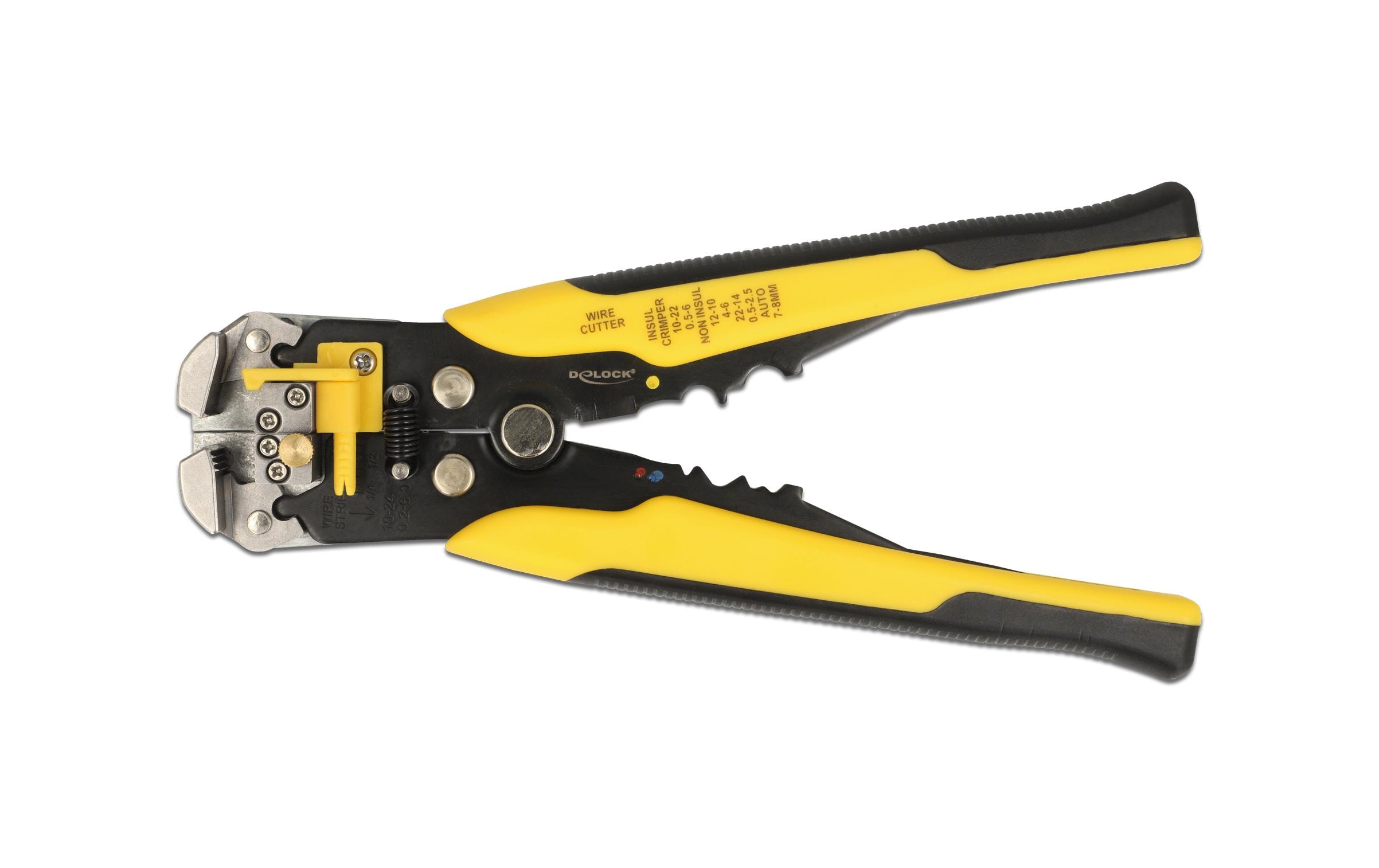 Delock Crimpzange zum Crimpen und Abisolieren Koax