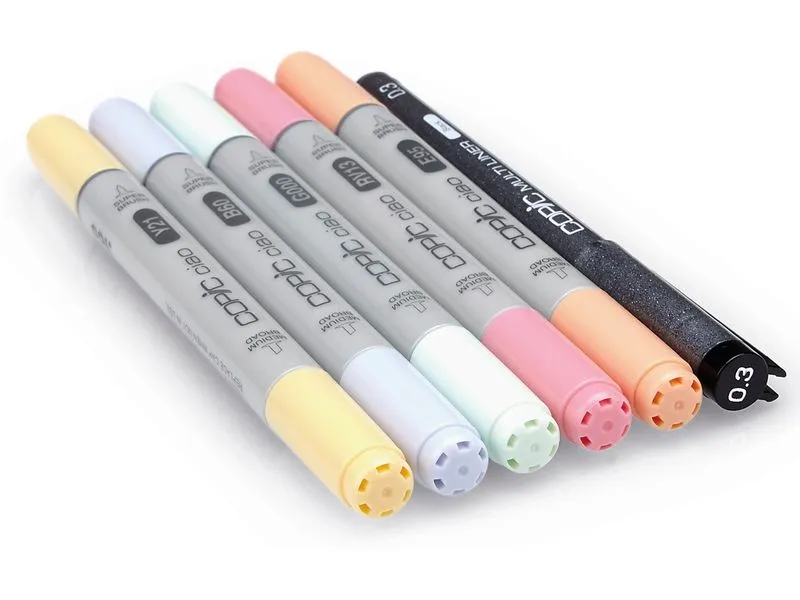 Copic Grafikmarker Ciao 5+1 Set Pastels Copic Grafikmarker Ciao 5+1 Set Pastels
