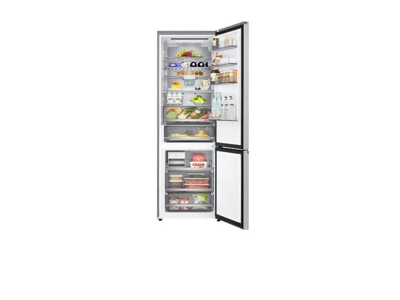 LG Einbau-Kühl-Gefrierkombination GBBW726CPY Silber, Rechts