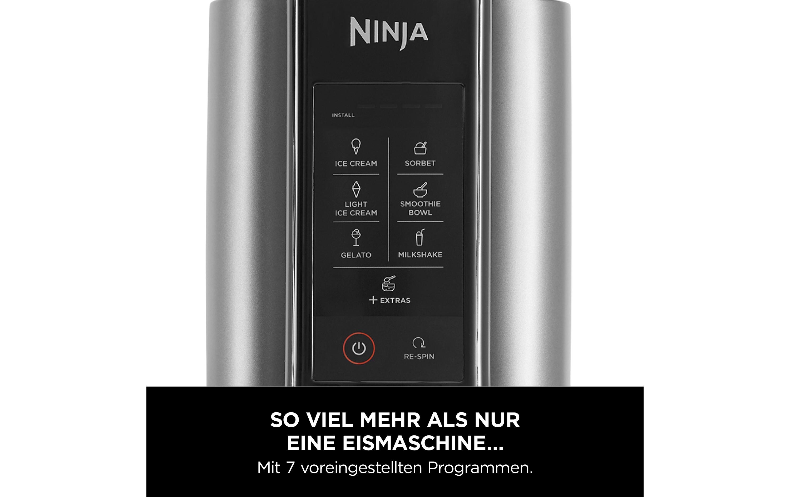 Ninja Creami Eismaschine NC302CH 0.473 l, Schwarz/Grau
