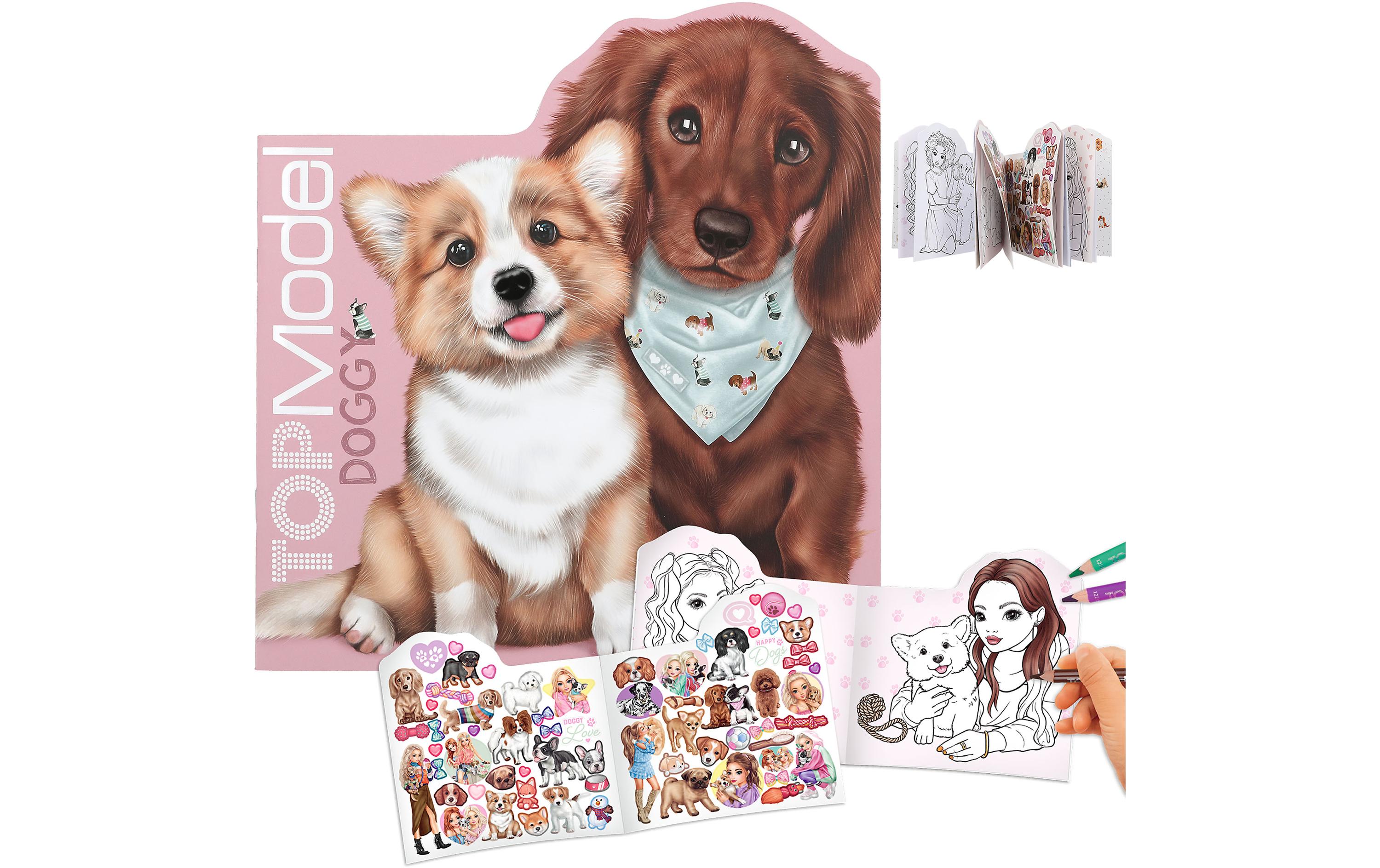 Topmodel Malbuch Doggy Top Model 24 Seiten