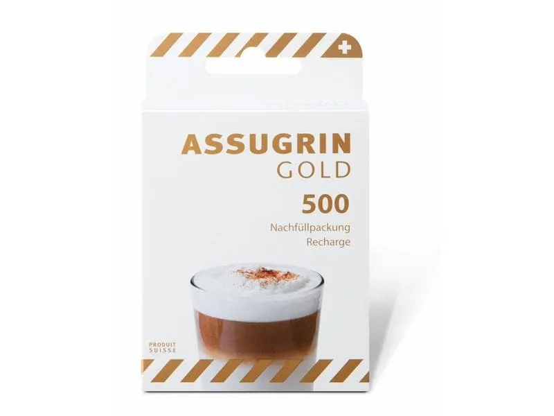 Assugrin Süssstoff Gold Nachfüllpackung 500 Stück Assugrin Süssstoff Gold Nachfüllpackung 500 Stück