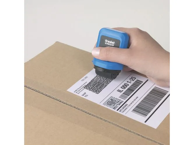 Trodat Stempel ID Protector Blau / Schwarz