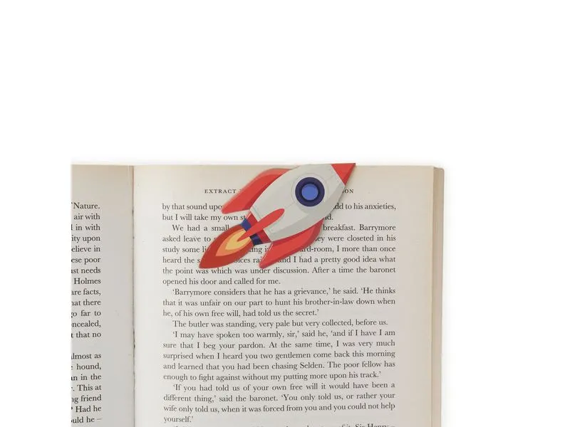 Trendform Buchzeichen Macnettic ROCKET Magnetfolie Mehrfarbig