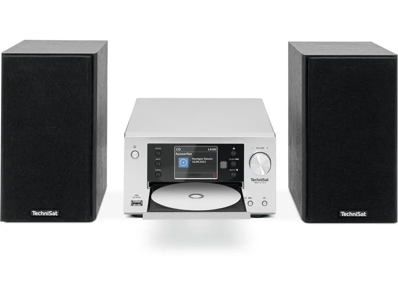 Technisat Micro-HiFi Anlage Viola 710 CD IR Schwarz/Silber Technisat Micro-HiFi Anlage Viola 710 CD IR Schwarz/Silber