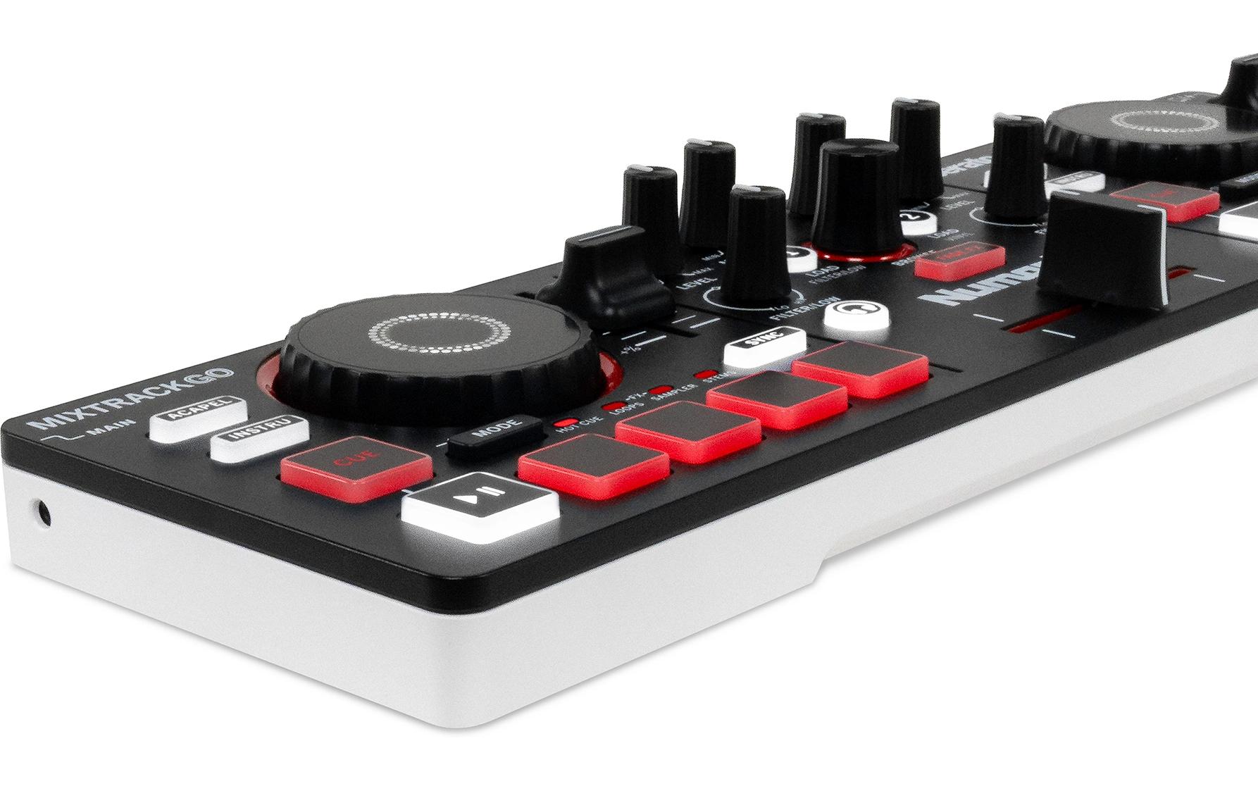 Numark MixTrack GO Ultra-portabel, 2-Deck, Bluetooth