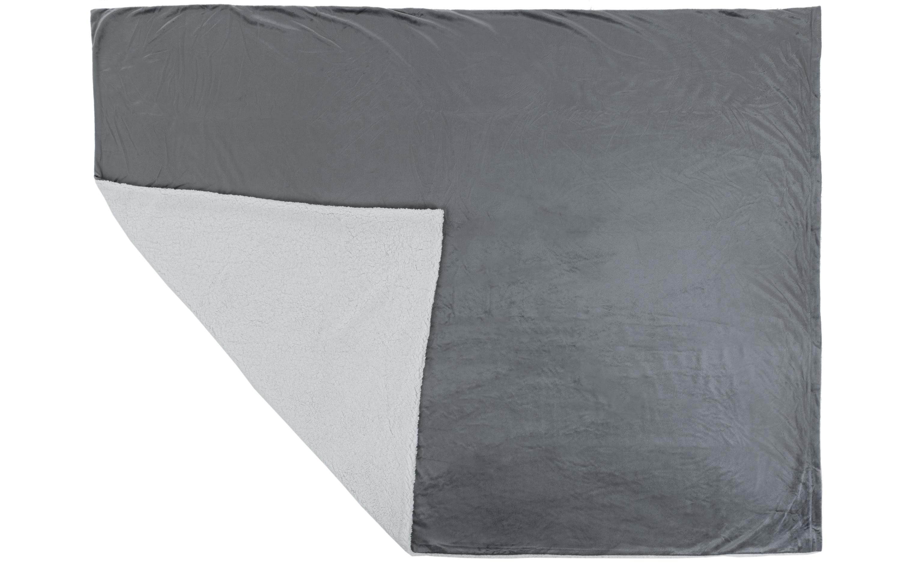 COCON Duvetbezug Sherpa 160 x 210 cm, Grau