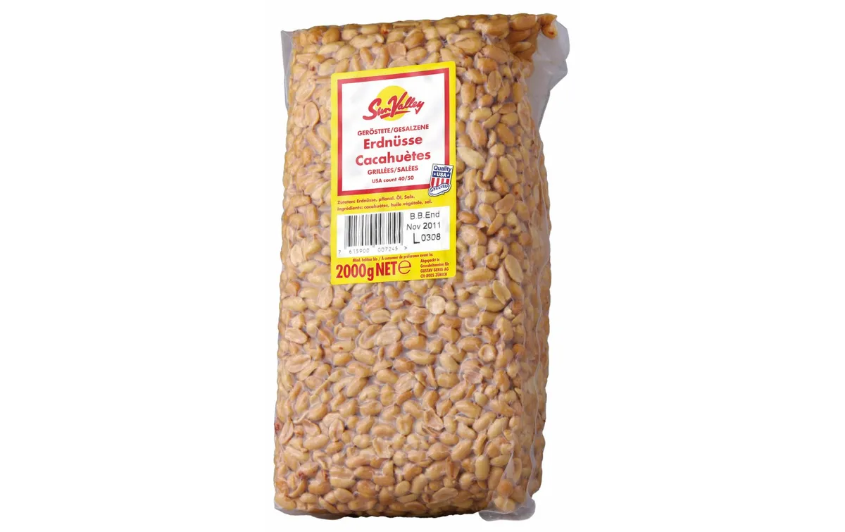 Sun Valley Erdnüsse gesalzen 2 kg Sun Valley Erdnüsse gesalzen 2 kg