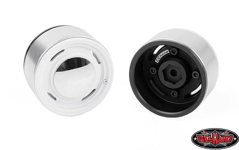 RC4WD Felgen 1.9 Aluminiumkappenräder, Weiss, 4 Stück