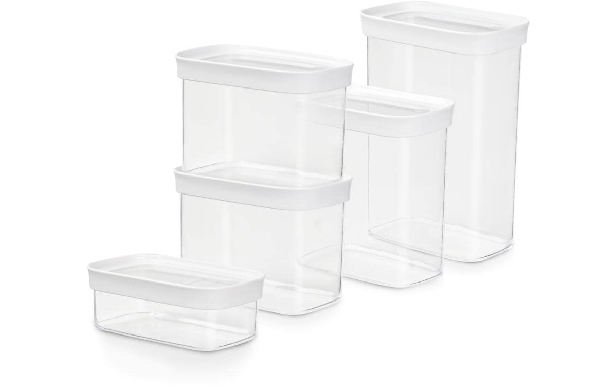 Emsa Vorratsdose Optima 5 Stück, 6.25 l, Transparent Emsa Vorratsdose Optima 5 Stück, 6.25 l, Transparent