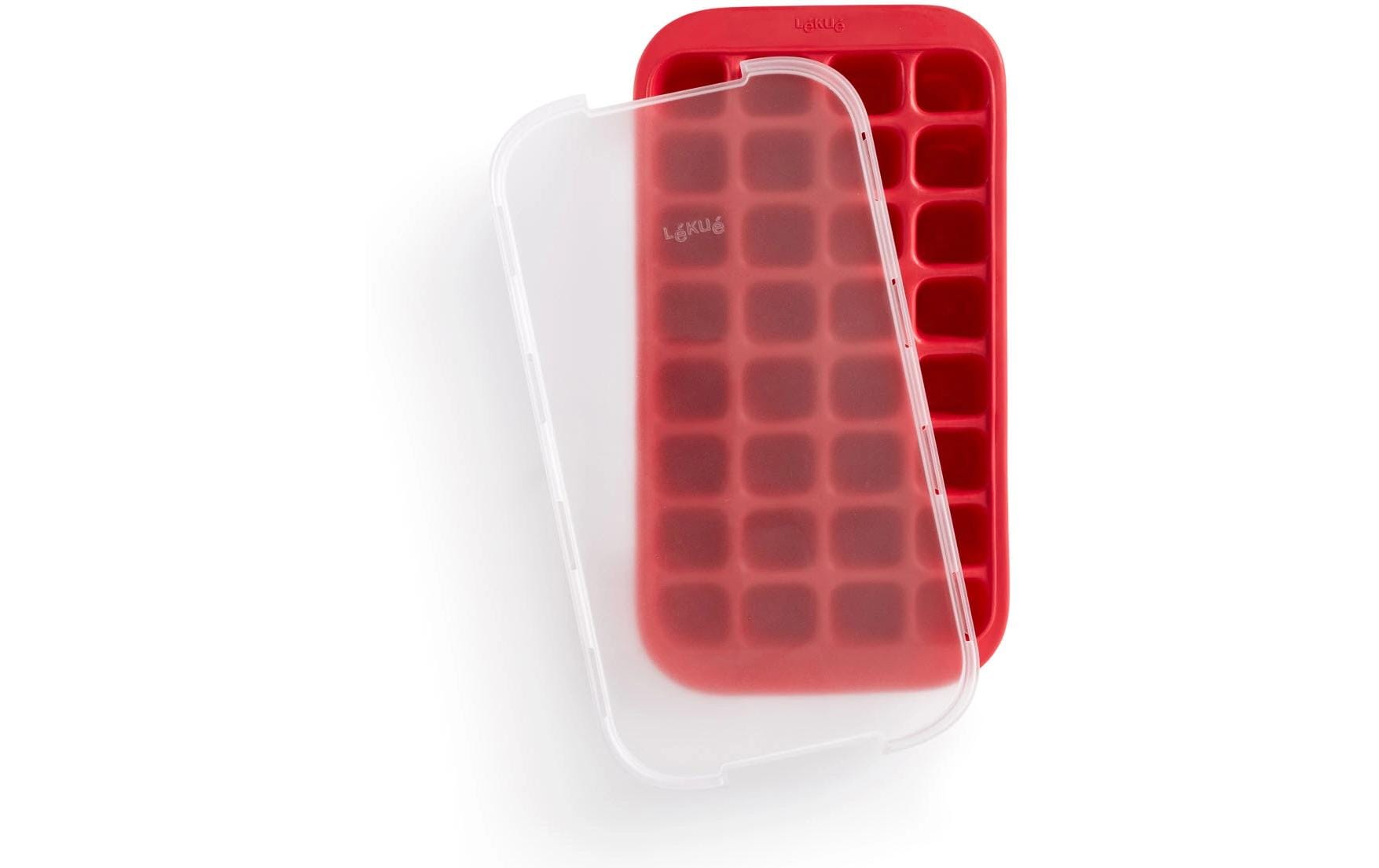 Lékué Eiswürfelform Rot