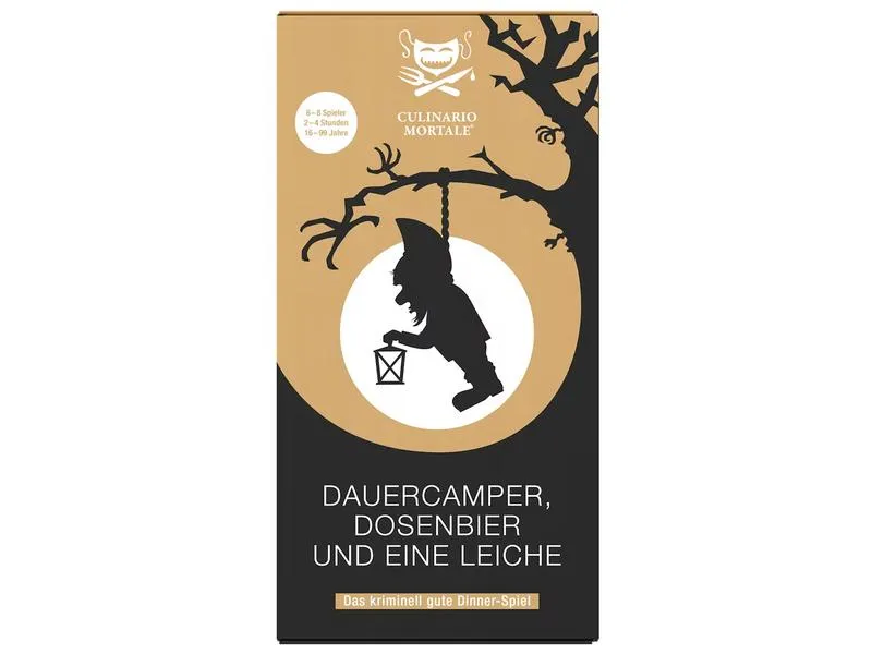 Culinario Mortale Partyspiel Dauercamper, Dosenbier und eine Leiche Culinario Mortale Partyspiel Dauercamper, Dosenbier und eine Leiche