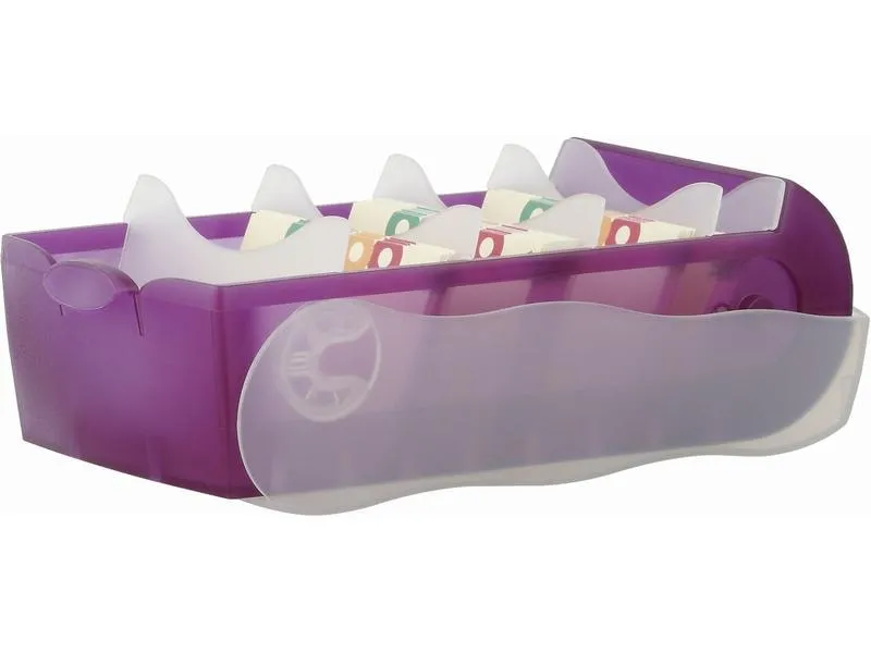 HAN Karteibox Croco A7, Violett