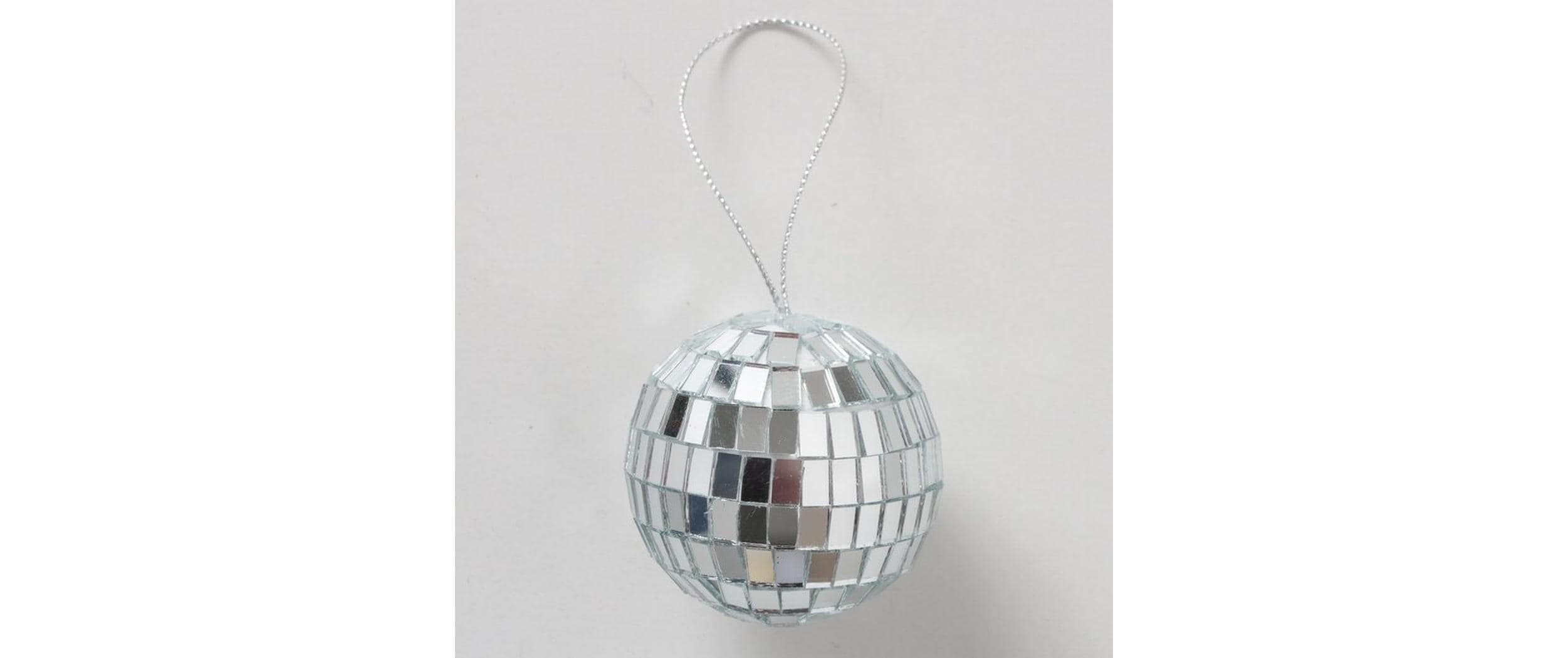 Boltze Weihnachtsschmuck Disco 6 Stück, Silber
