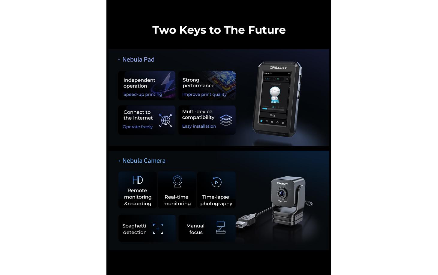 Creality Smartkit – Nebula Kamera und Pad