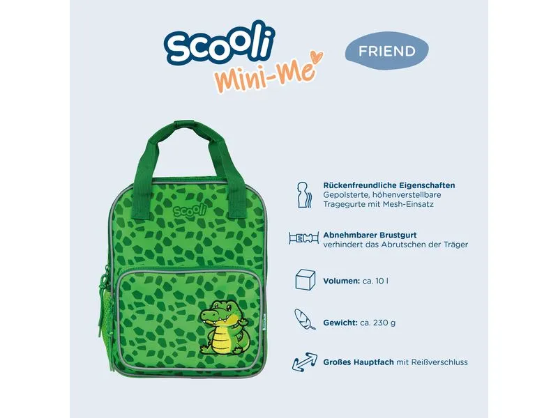 Scooli Rucksack Mini-Me Coco Croco, 10 L Scooli Rucksack Mini-Me Coco Croco, 10 L