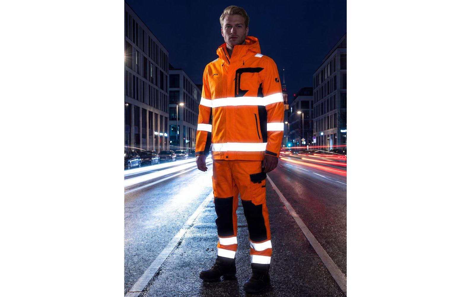 ACE ACE Neon Lite Softshell-Warnjacke Herren