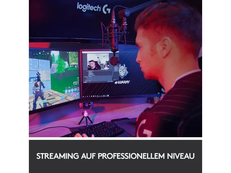 Logitech Webcam C922 Pro Stream , mit Stativ, Full-HD 1080p, USB Logitech Webcam C922 Pro Stream , mit Stativ, Full-HD 1080p, USB