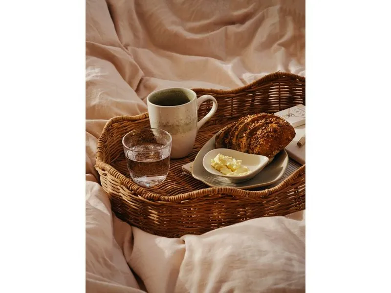 Broste Copenhagen Lola Oval, Rattan, Natur, 50 cm x 35 cm x 8 cm Broste Copenhagen Lola Oval, Rattan, Natur, 50 cm x 35 cm x 8 cm