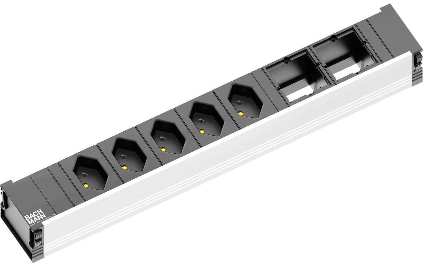 Bachmann Einbausteckerleiste CONI 5x T13, 2x ABD