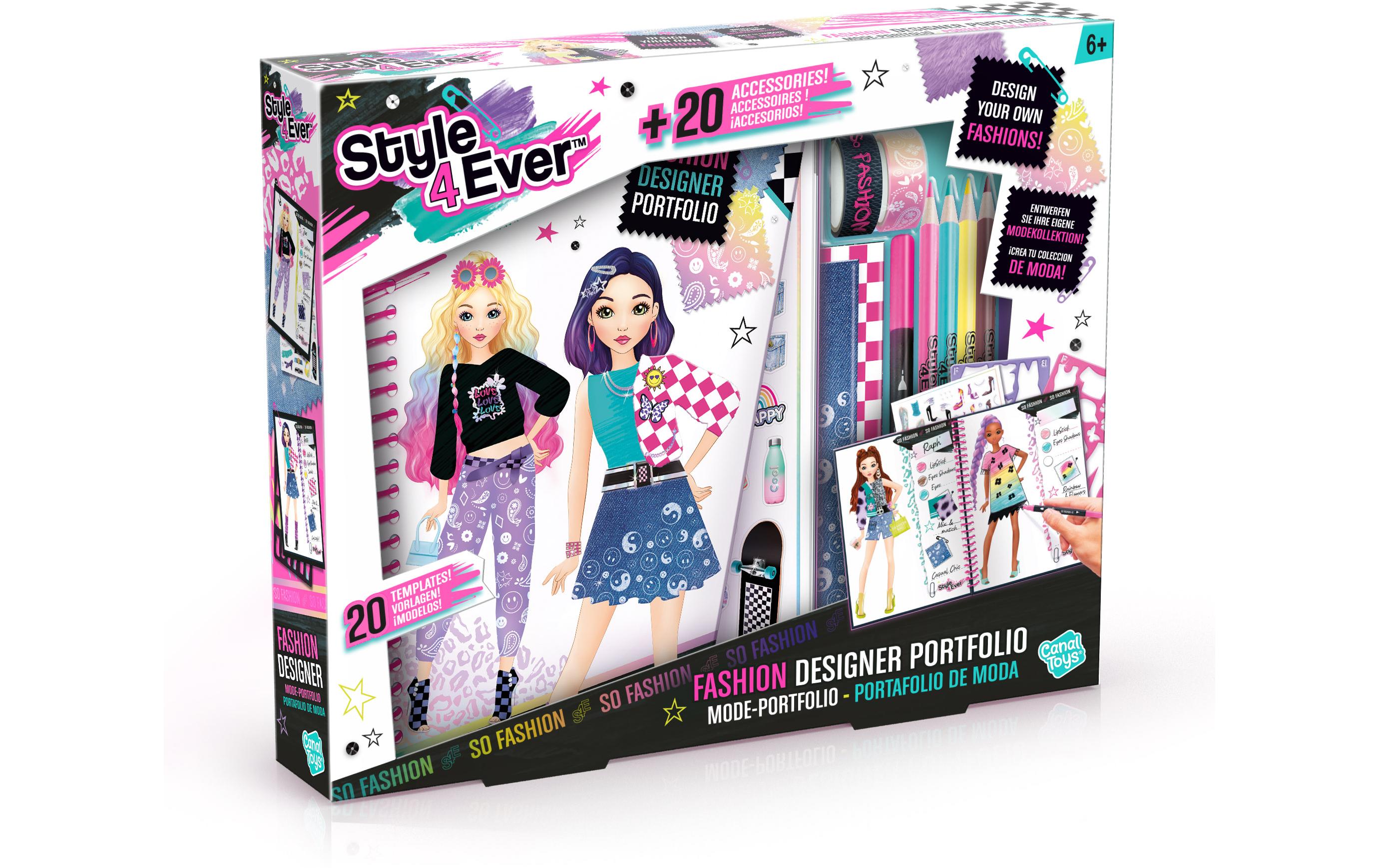 Canal Toys Bastelset Fashion Designer Portfolio