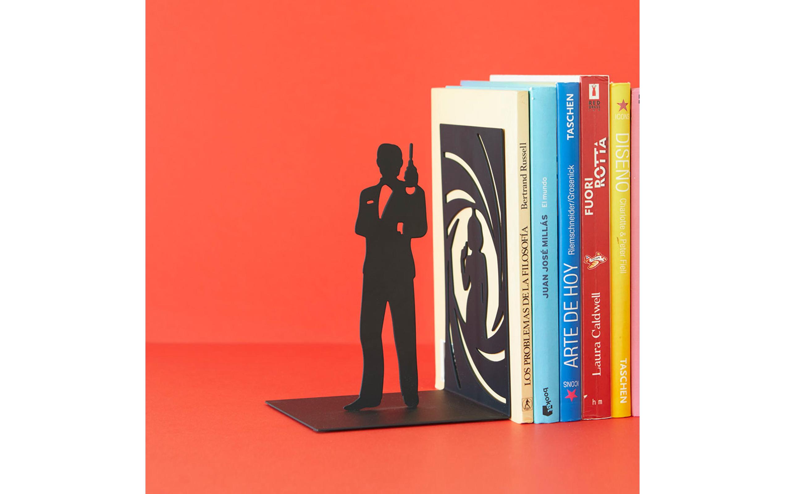 Trendform Buchstütze Secret Agent Schwarz Trendform Buchstütze Secret Agent Schwarz