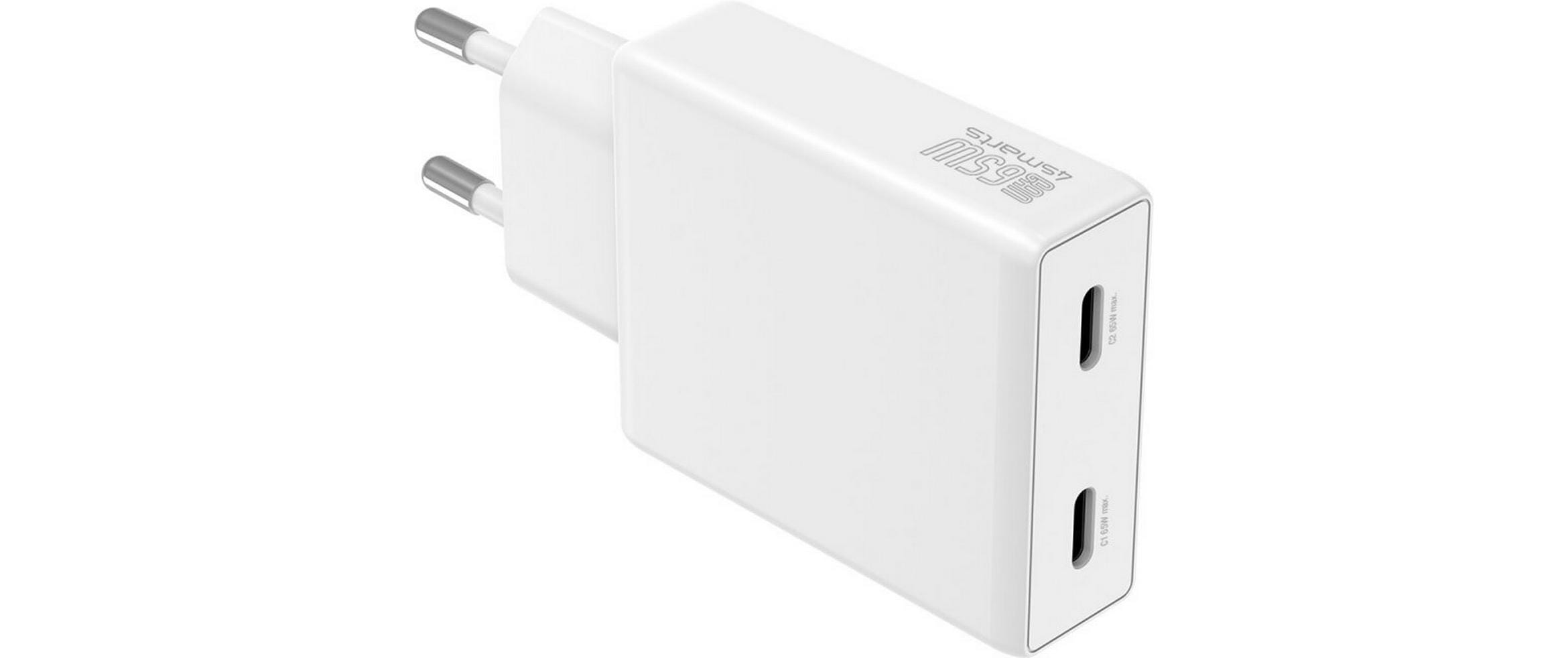 4smarts USB-Wandladegerät PDPlug Slim Dual Weiss
