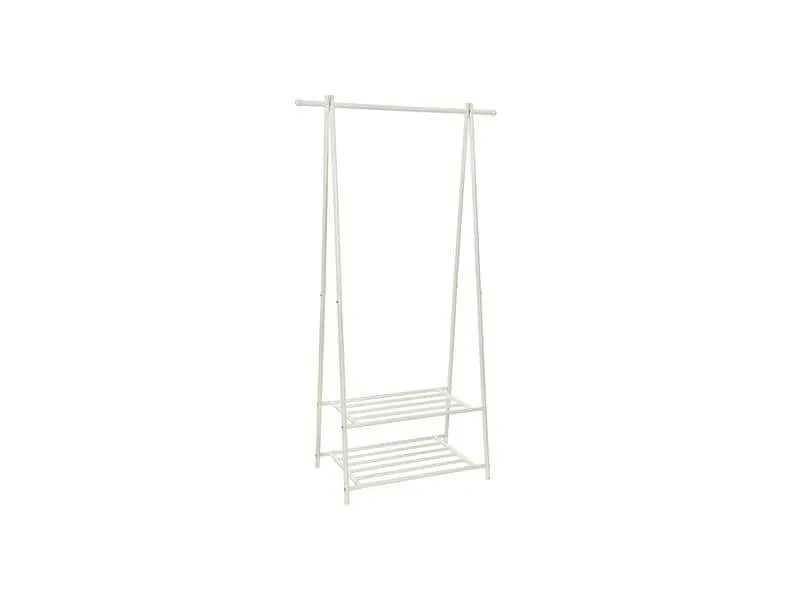 Songmics Garderobenständer 87.5 x 155 cm, Weiss Songmics Garderobenständer 87.5 x 155 cm, Weiss