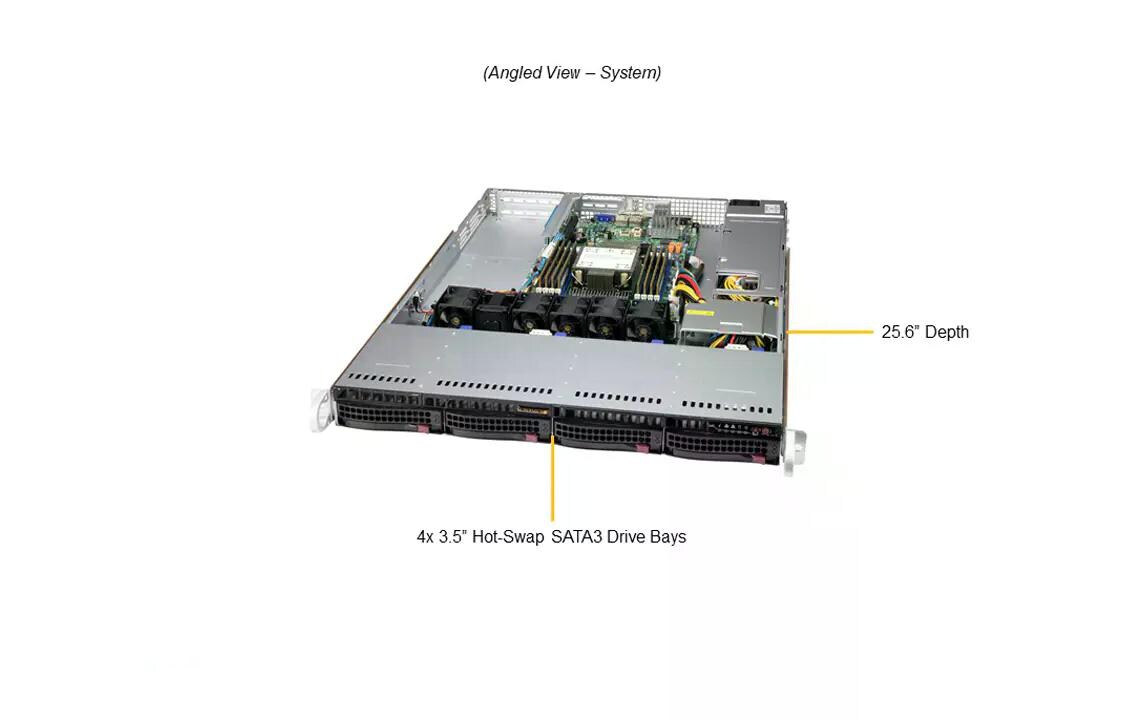 Supermicro Barebone UP SuperServer SYS-510P-WT