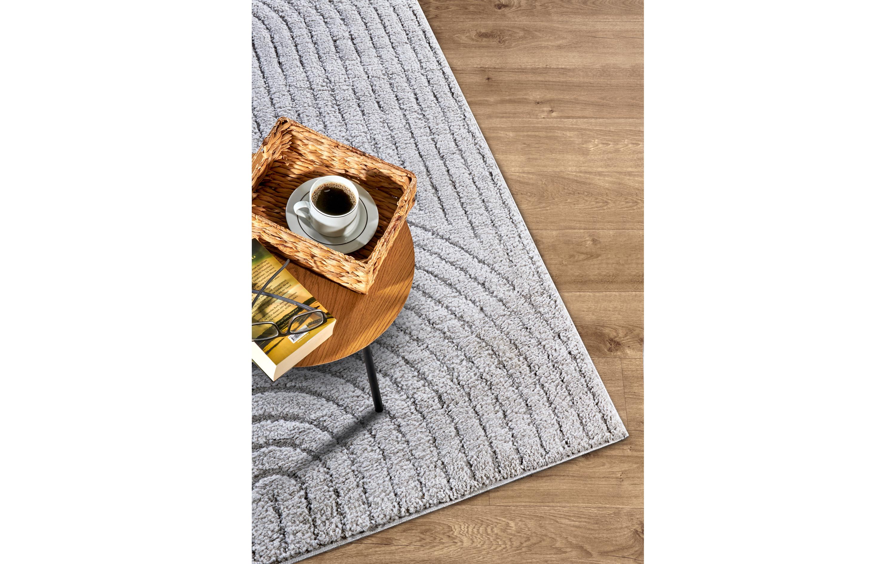 Elle Decoration Teppich Panglao 120 cm x 170 cm, Light Grey