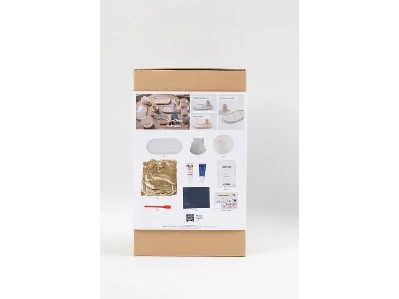 Creativ Company Giessharz Resin Kerzenhalter und Tabletts