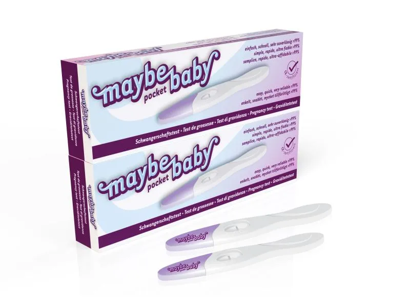 maybe-baby Schwangerschaftstest Pocket 2er Pack maybe-baby Schwangerschaftstest Pocket 2er Pack