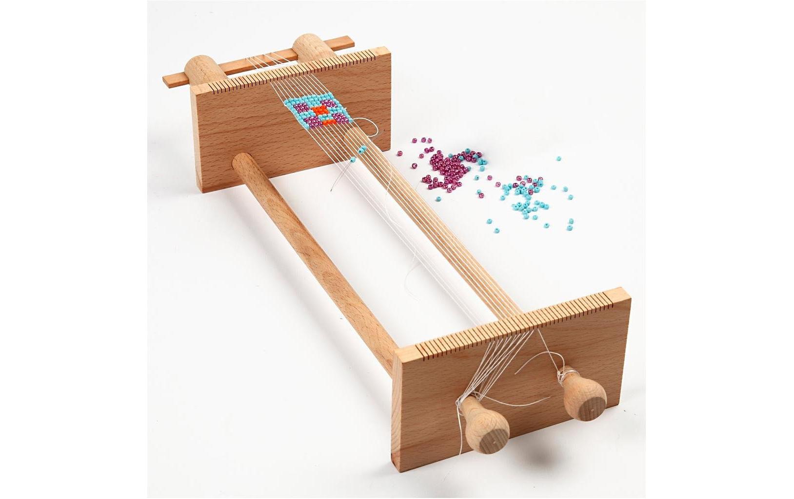 Creativ Company Webrahmen Holz, 26 x 11.5 cm für Perlen Creativ Company Webrahmen Holz, 26 x 11.5 cm für Perlen