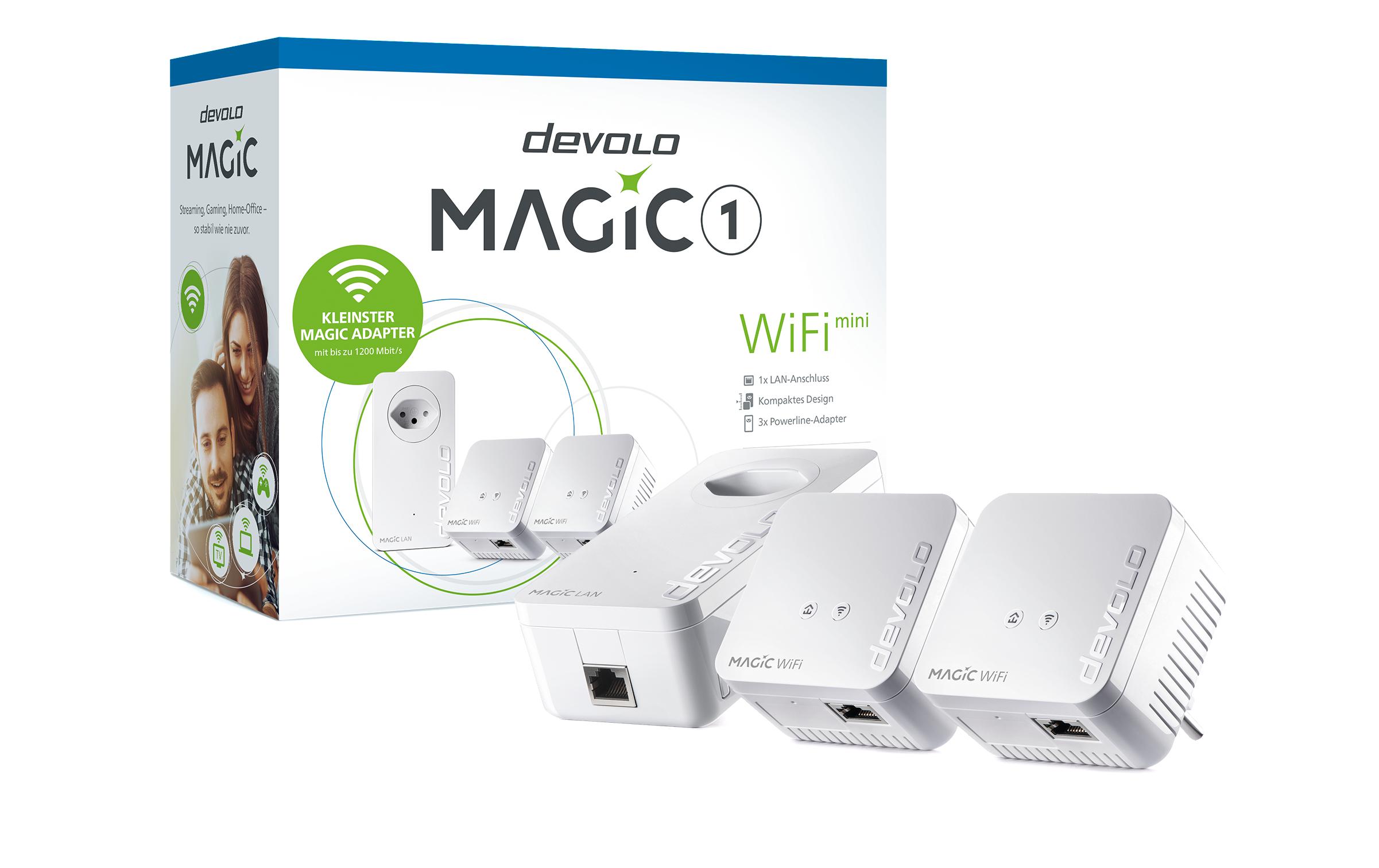 devolo Powerline Magic 1 WiFi mini Multiroom Kit