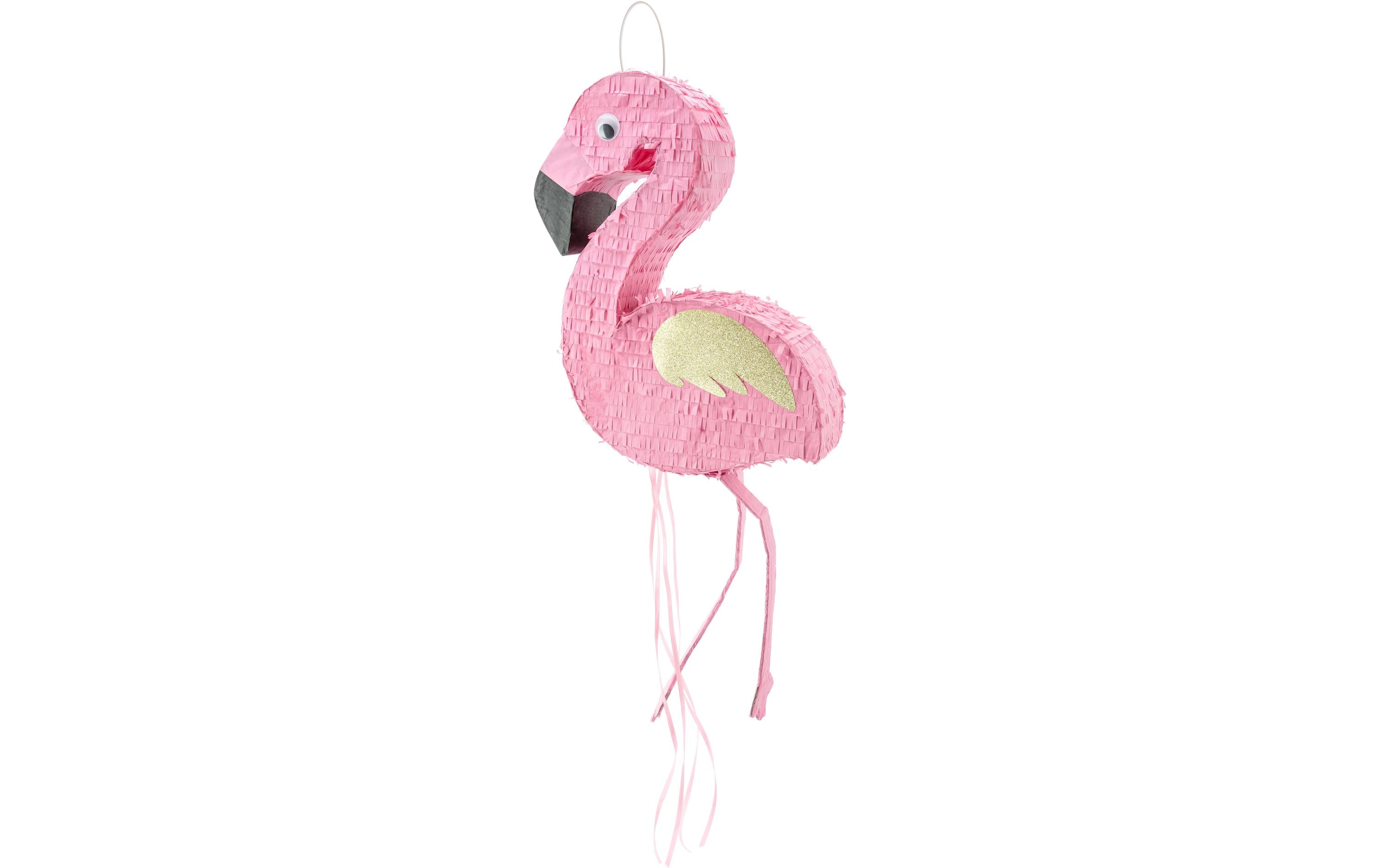 Partydeco Pinata Flamingo, 25 x 55 x 8 cm, Pink, 1 Stück