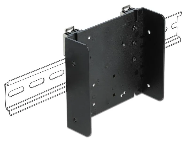 Delock Hutschienen Montagekit für Entwicklerboards Delock Hutschienen Montagekit für Entwicklerboards
