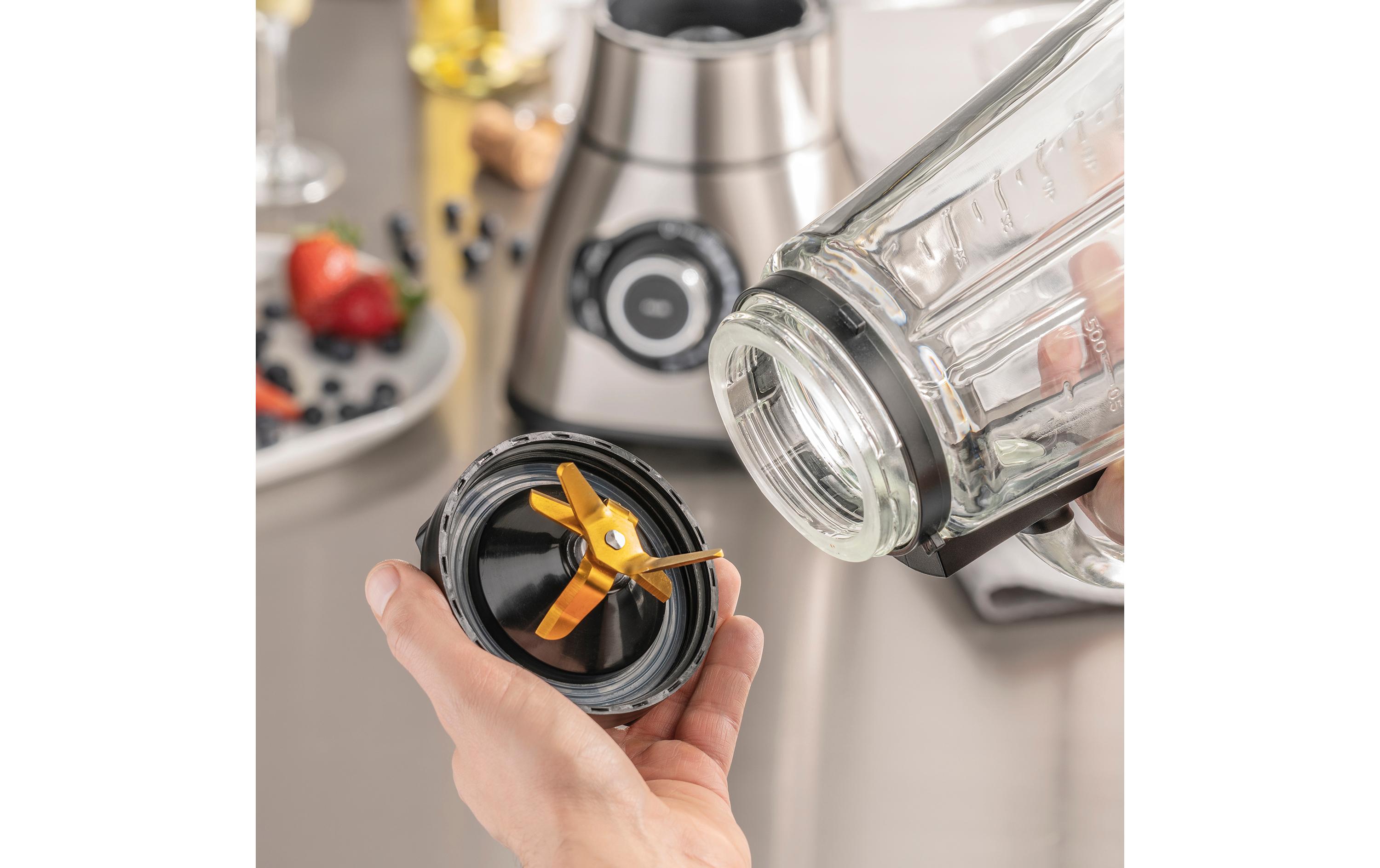 Caso Standmixer B 1800 PowerBlender Set Silber