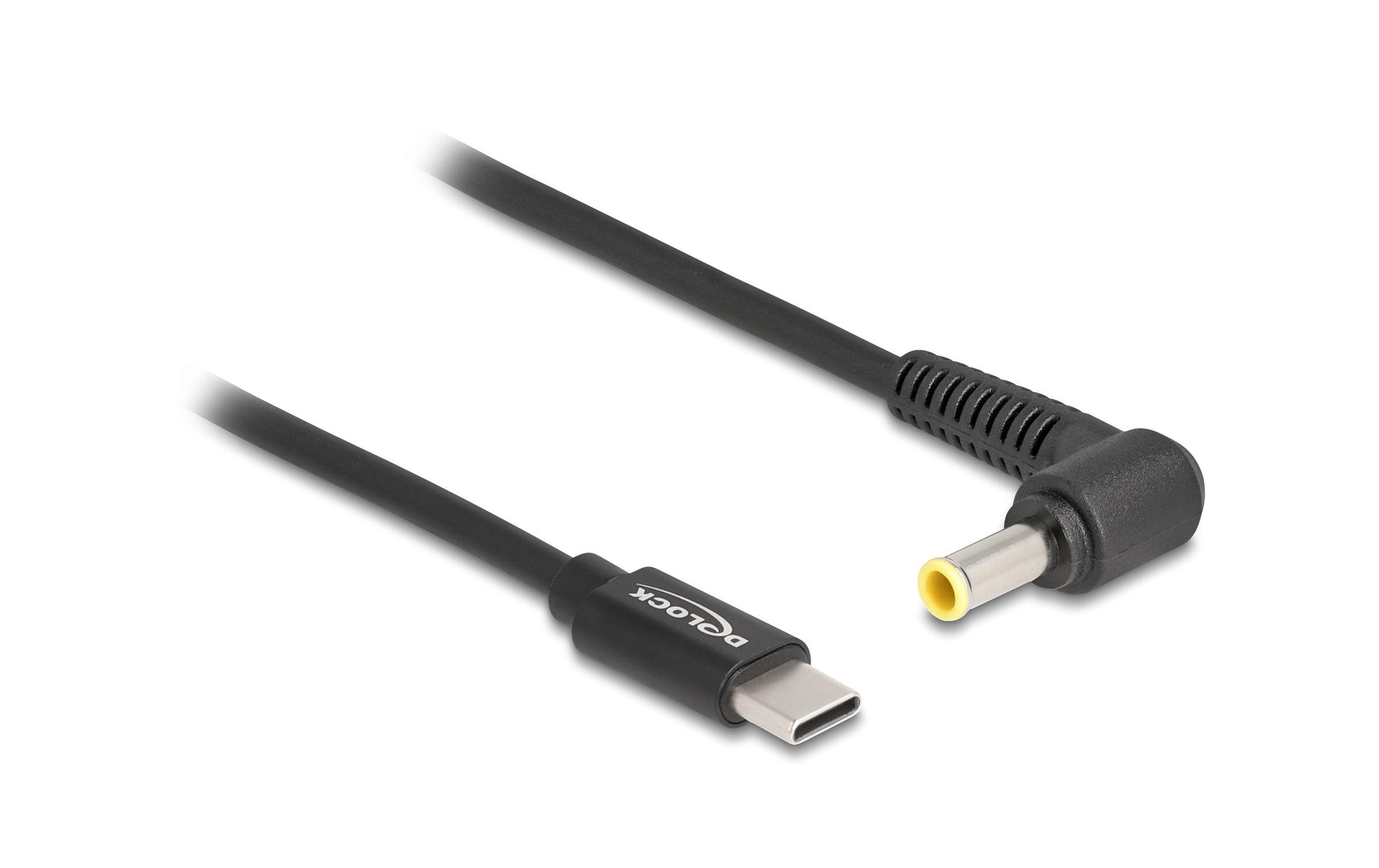 Delock Ladekabel USB-C zu Samsung 5.5 x 3.0 mm Stecker 1.5 m Delock Ladekabel USB-C zu Samsung 5.5 x 3.0 mm Stecker 1.5 m