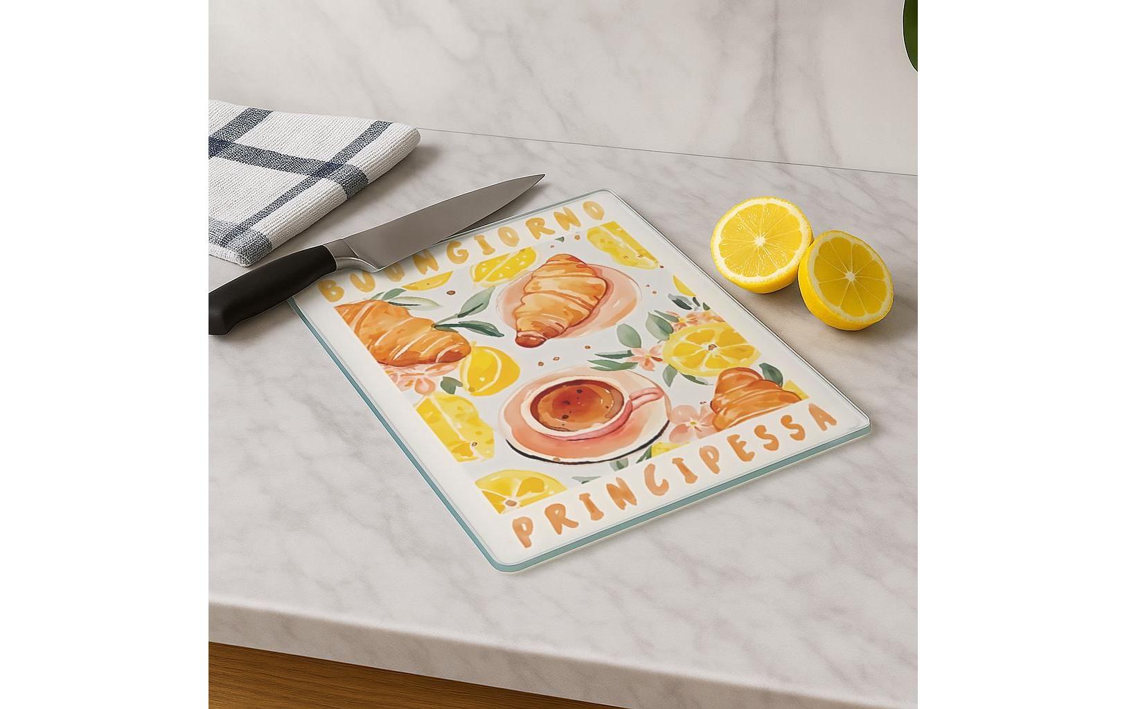 Hermia Schneidebrett Buongiorno Principessa 20 cm x 30 cm