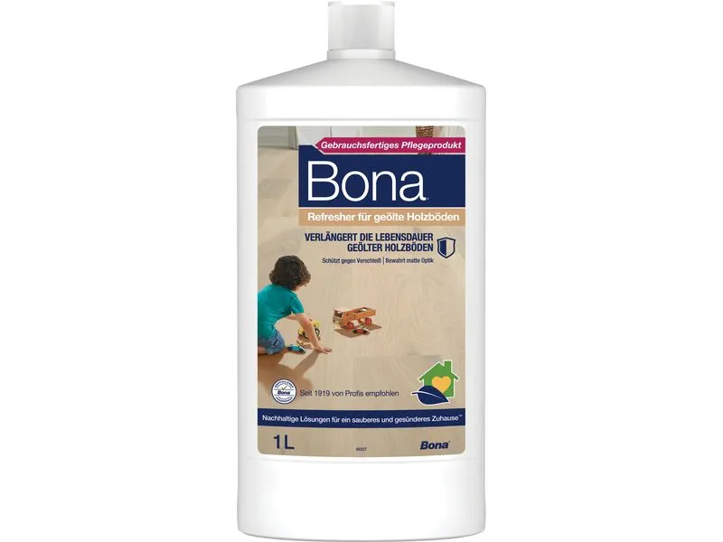 Bona Bodenreiniger Refresher für geölte Holzböden, 1 l, 1 Stück Bona Bodenreiniger Refresher für geölte Holzböden, 1 l, 1 Stück