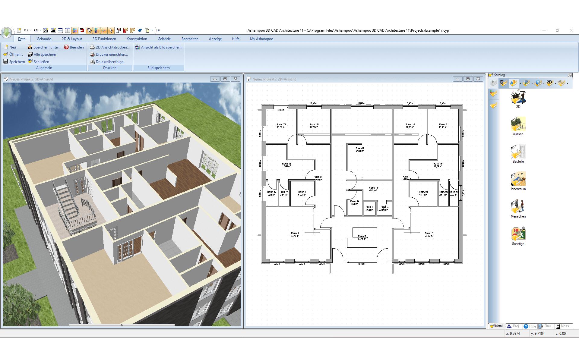 Ashampoo 3D CAD Architecture 11 ESD, Vollversion, 1 PC Ashampoo 3D CAD Architecture 11 ESD, Vollversion, 1 PC