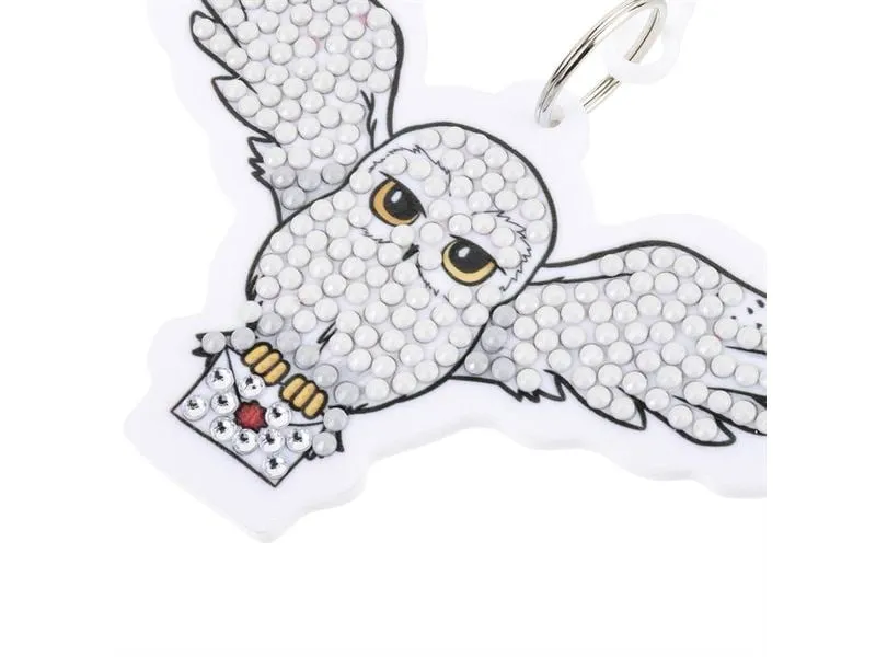 CRAFT Buddy Hedwig, Crystal Art Rucksack Anhänger CRAFT Buddy Hedwig, Crystal Art Rucksack Anhänger