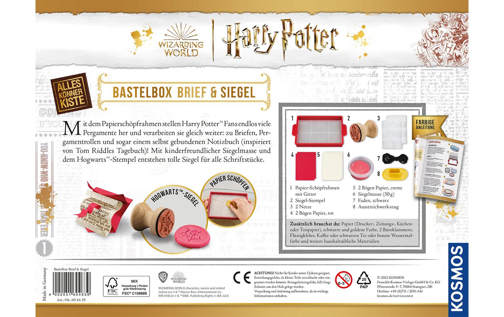 Kosmos Bastelbox Harry Potter – Brief und Siegel Kosmos Bastelbox Harry Potter – Brief und Siegel