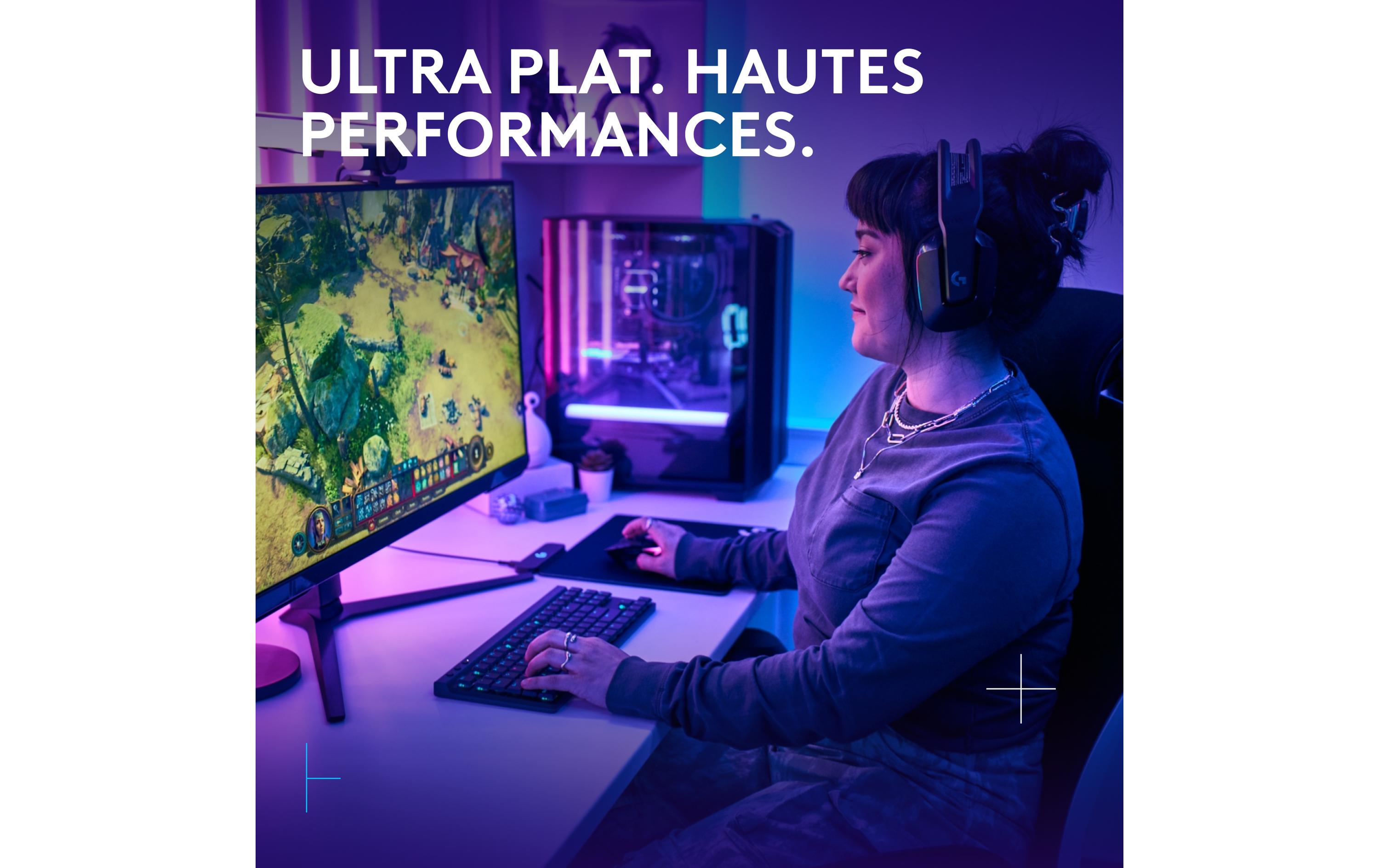 Logitech Gaming-Tastatur G515 Lightspeed TKL Schwarz